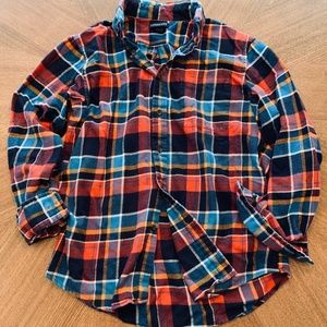 Lands' End Traditional Fit Flannel